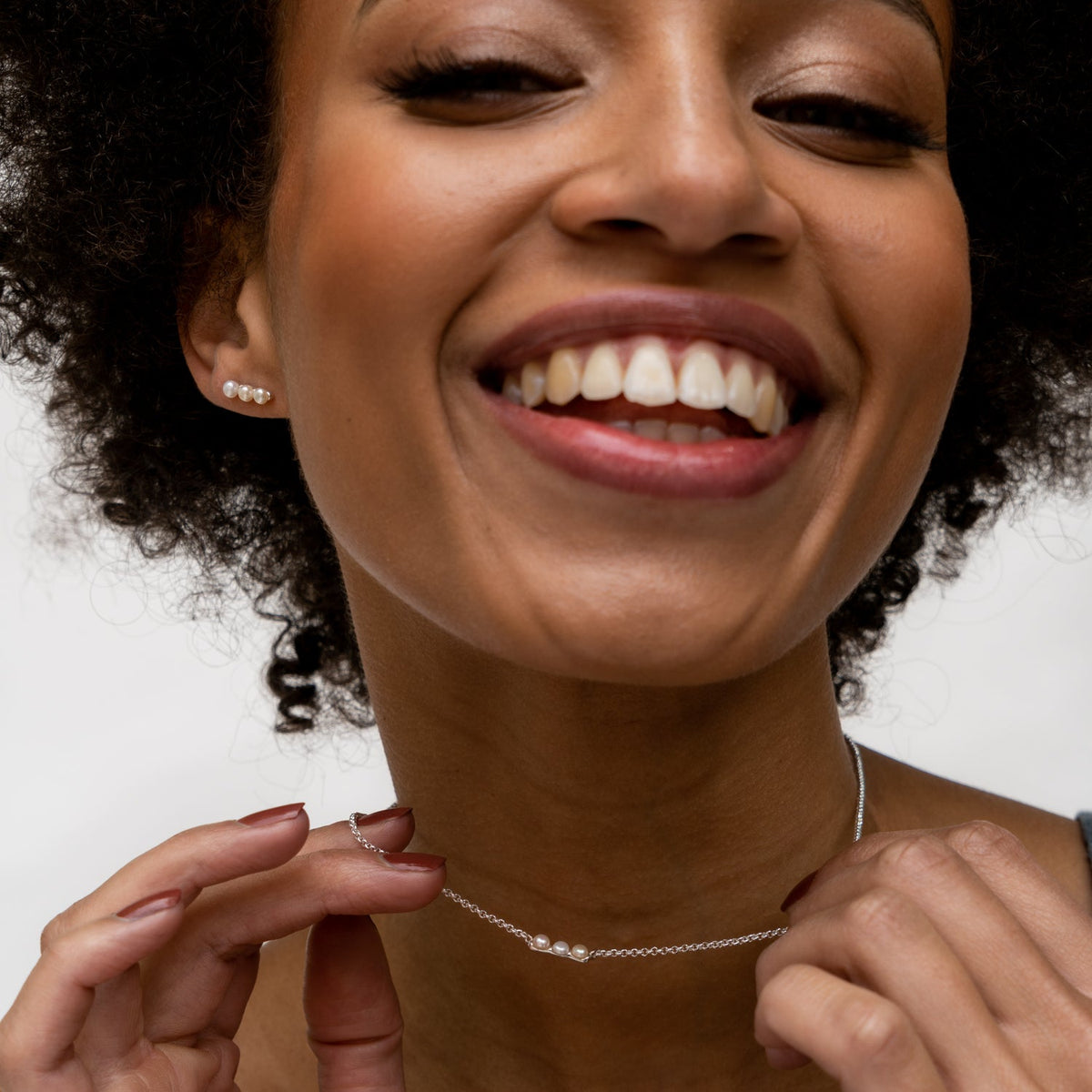 Triple Luna Pearl™ Row Pendant