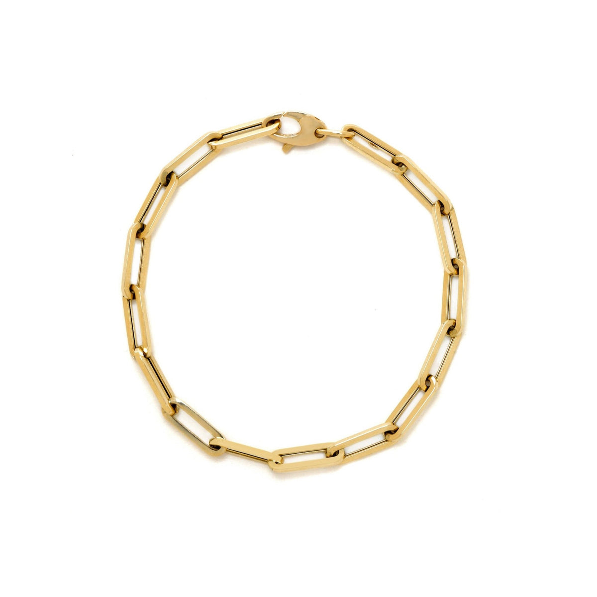 Large Paperclip Chain Bracelet