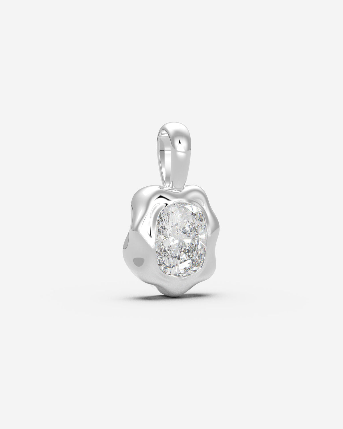 The Legacy Diamond Pendant — Elongated Cushion