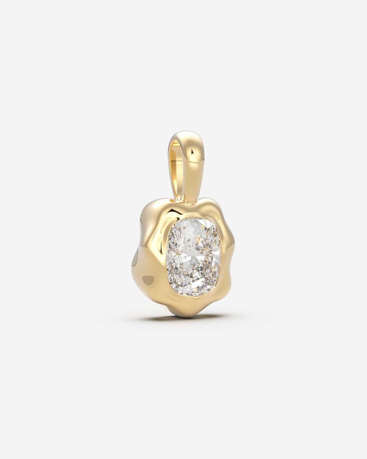 The Legacy Diamond Pendant — Elongated Cushion