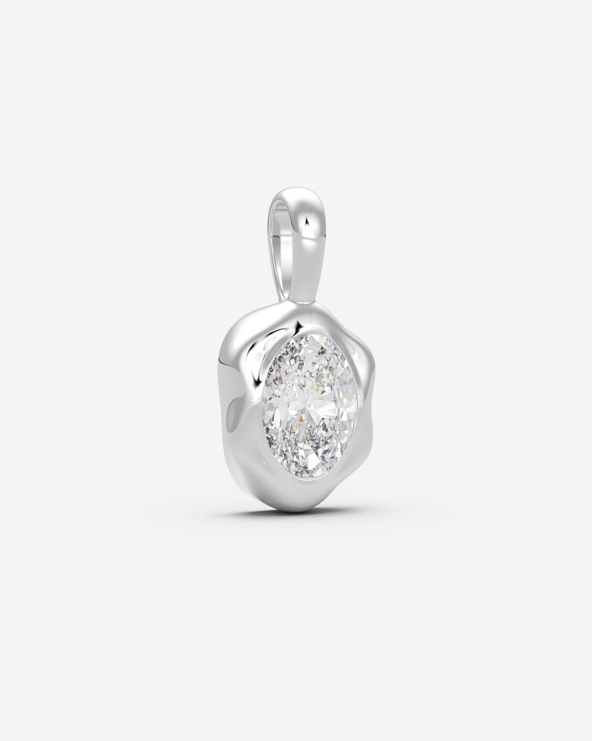 The Legacy Diamond Pendant — Oval