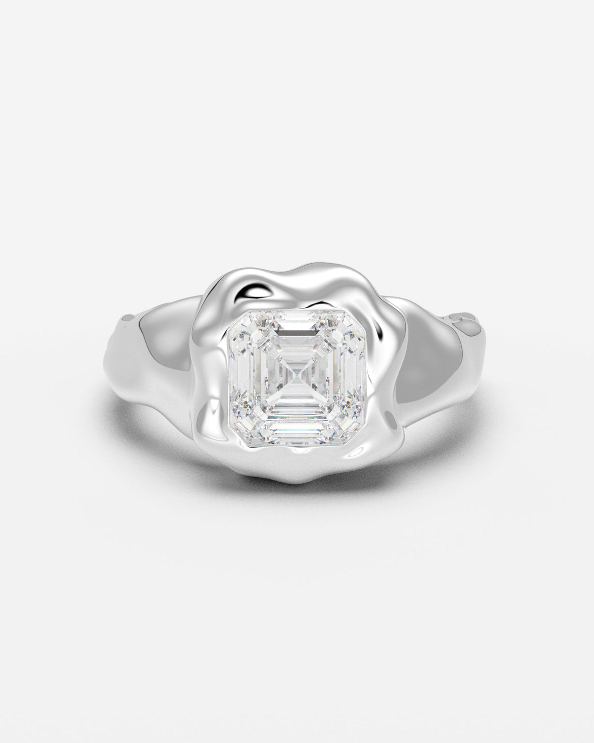 The Legacy Diamond Signet — Asscher
