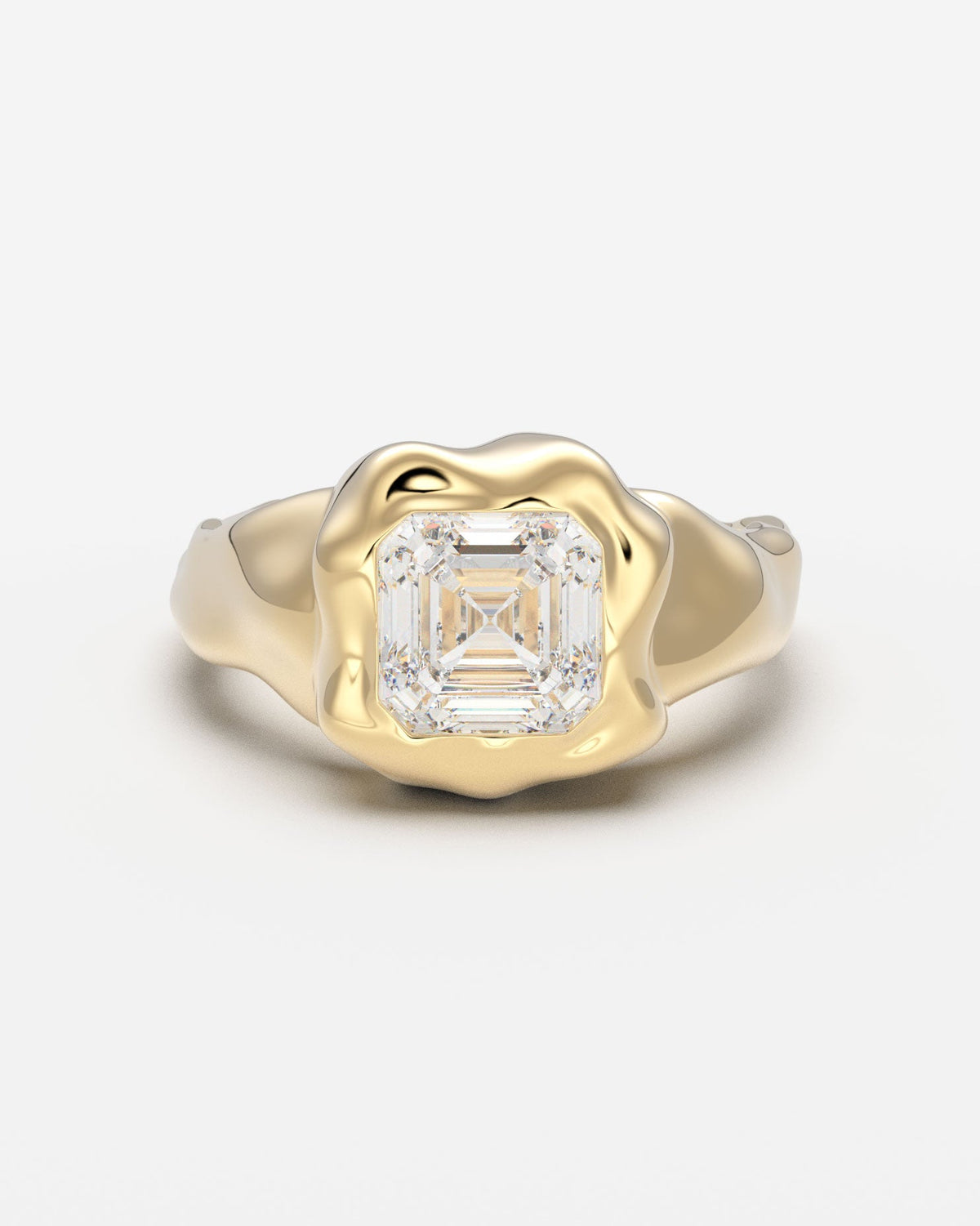 The Legacy Diamond Signet — Asscher