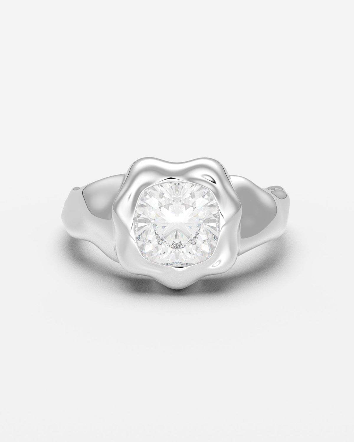 The Legacy Diamond Signet — Cushion