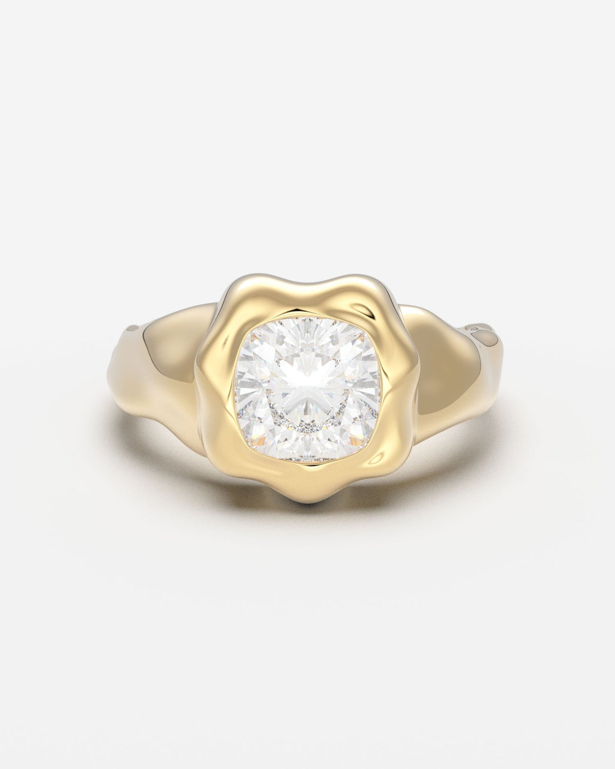 The Legacy Diamond Signet — Cushion