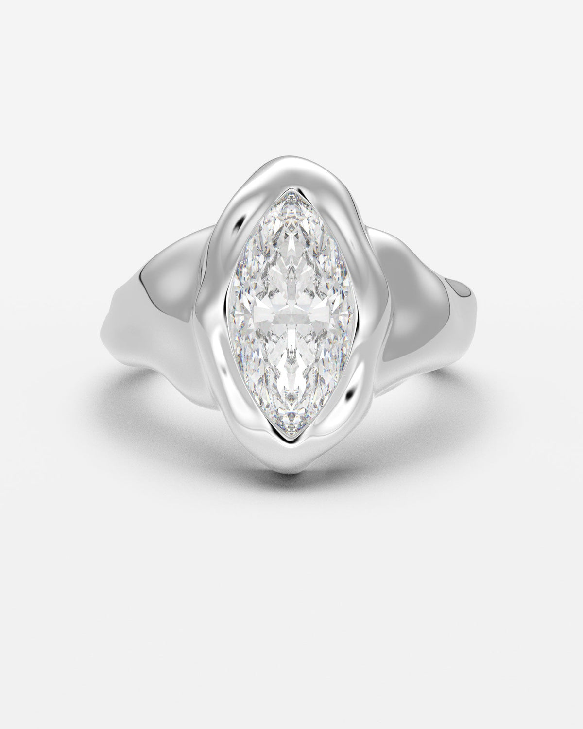 The Legacy Diamond Signet — Marquise