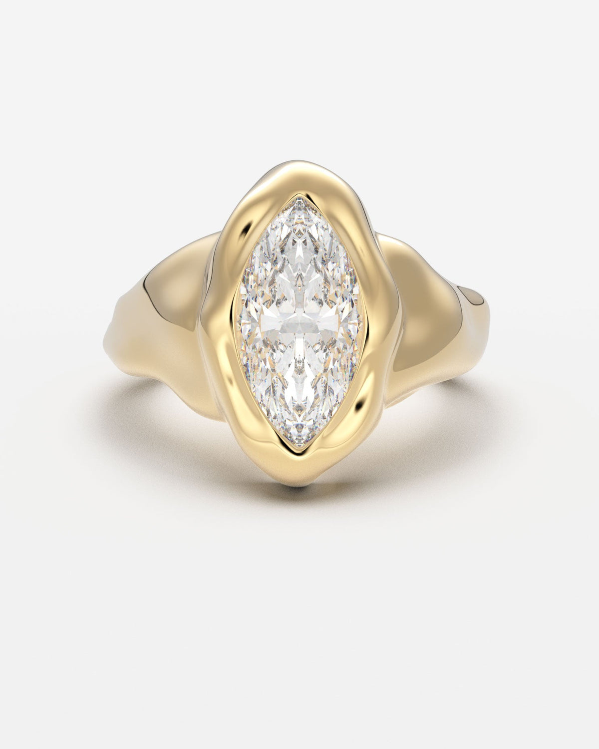 The Legacy Diamond Signet — Marquise