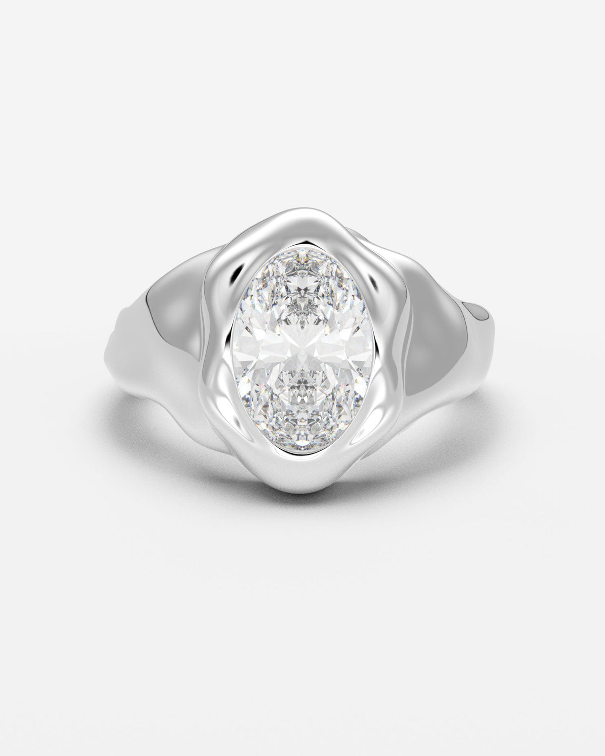 The Legacy Diamond Signet — Oval