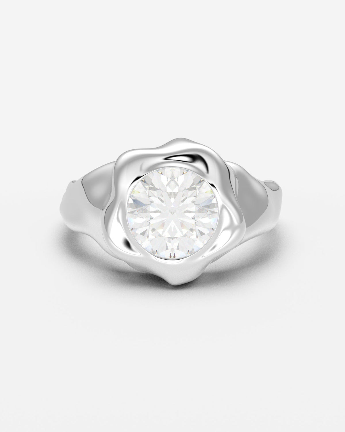 The Legacy Diamond Signet — Round