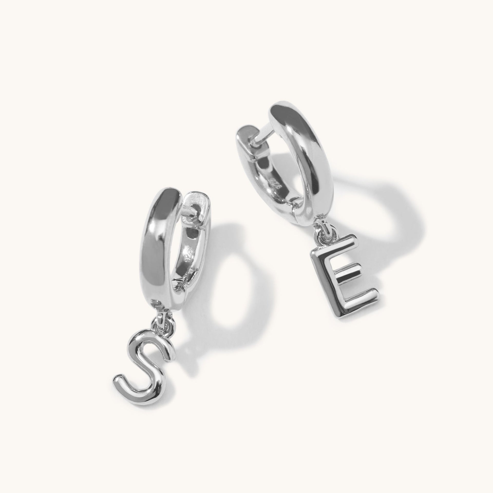 Love Letter Hoops Silver