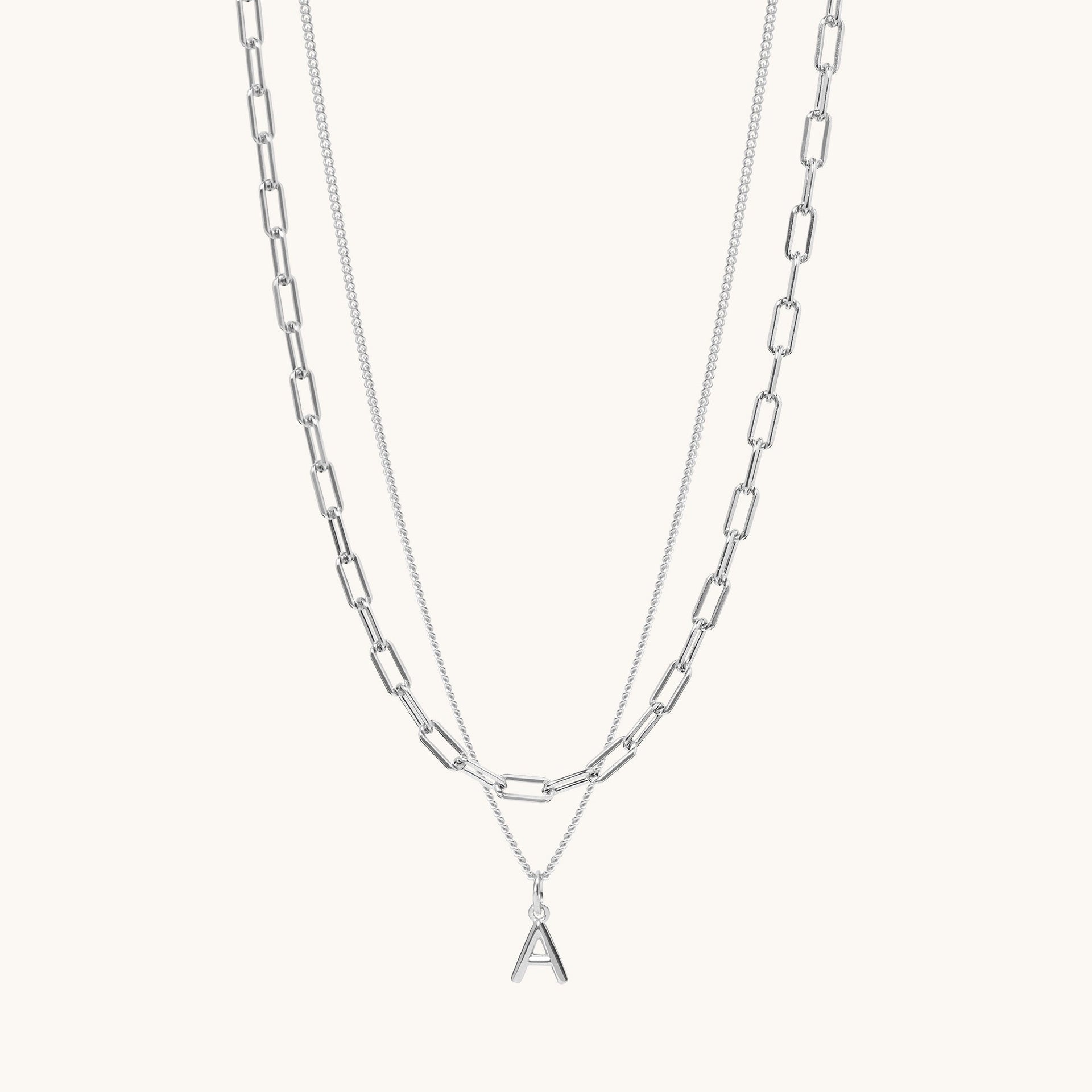 Little Letter Layering Set Silver