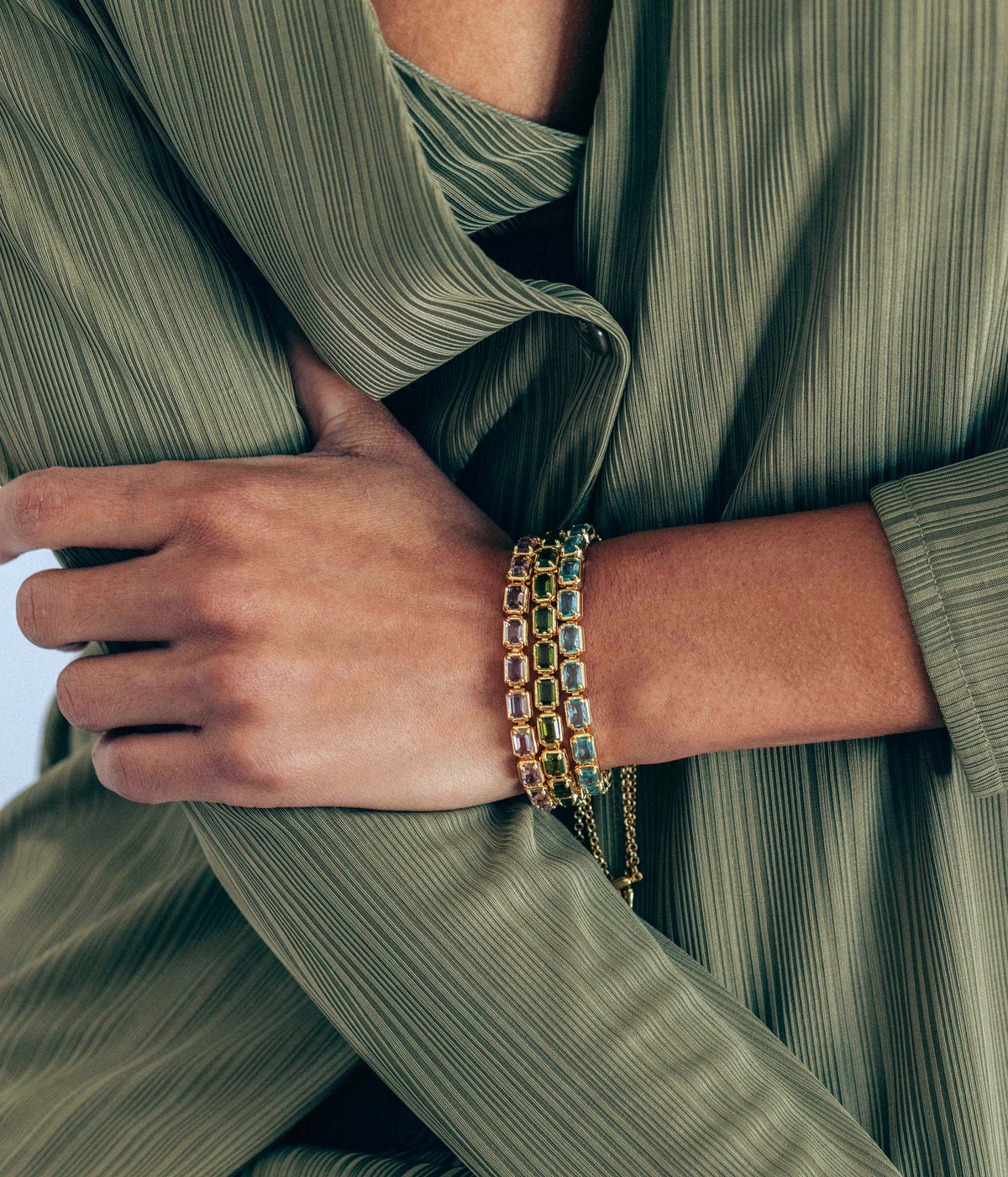 Liza Slider Bracelet in Rosaline