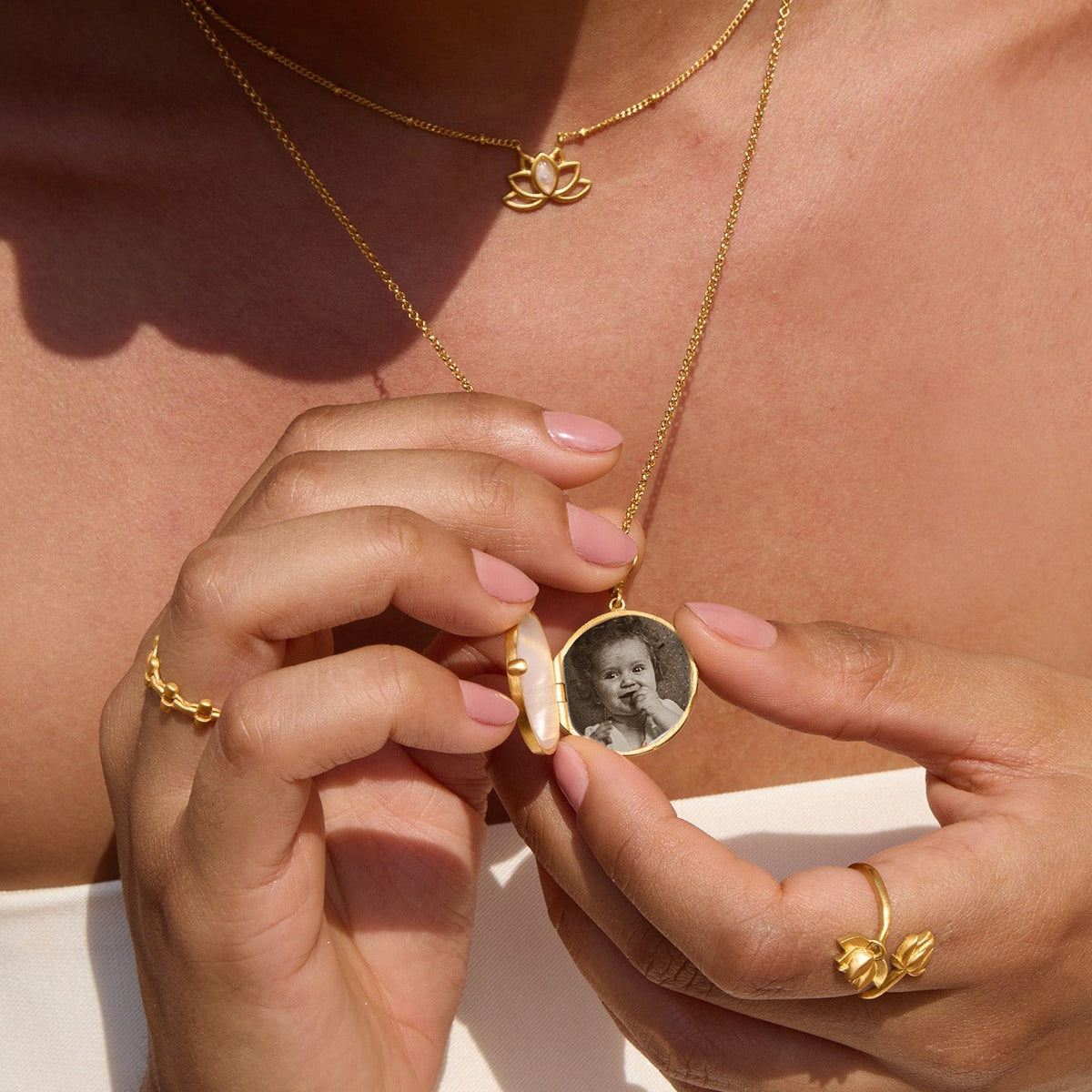 Take Flight Butterfly Pearl Locket Necklace