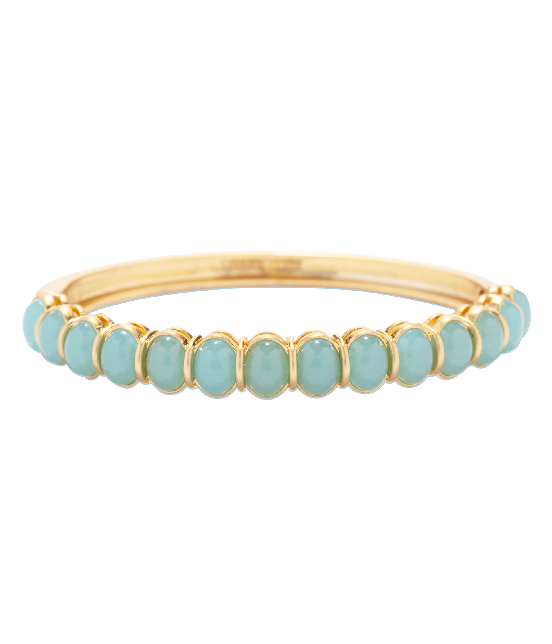 Lillian Bangle Bracelet in Aqua