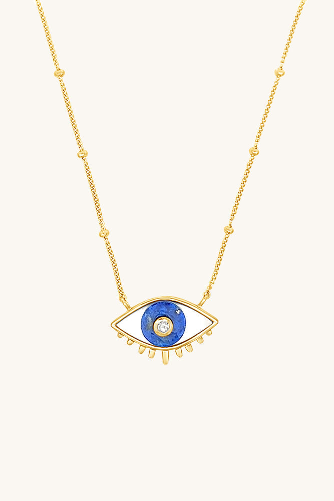 Lover's Eye Necklace - Lapis