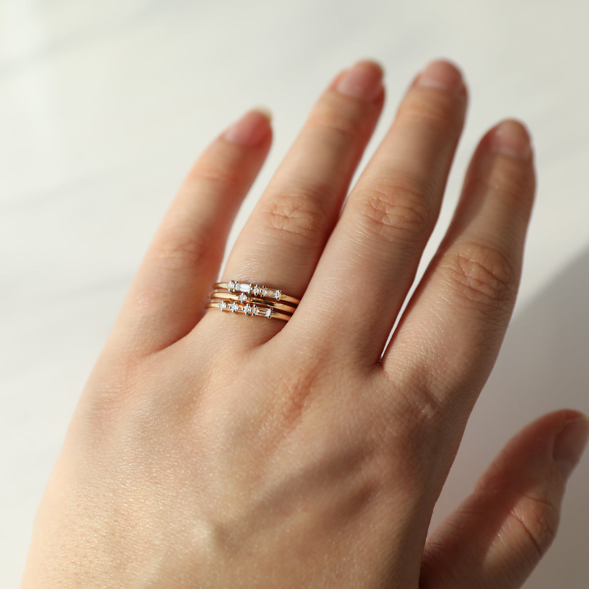 Made Morse Code Diamond Ring