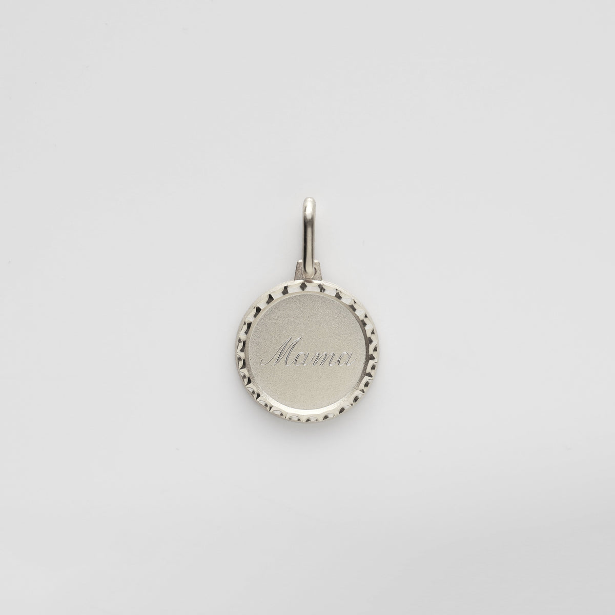 Aurora Mama Engraved Diamond Cut Coin
