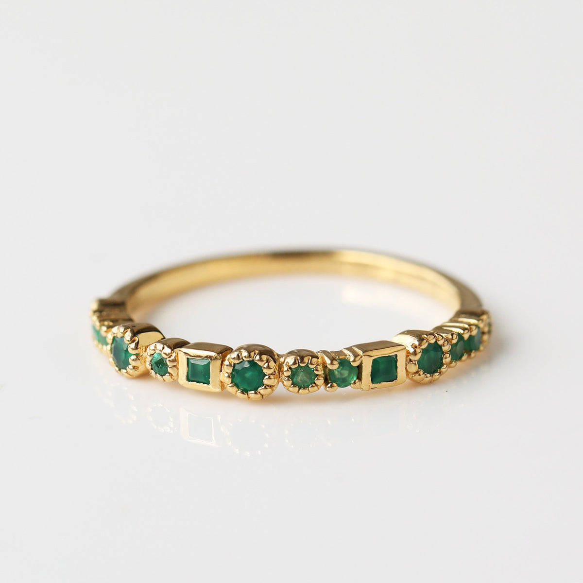 Emerald Constellation Ring