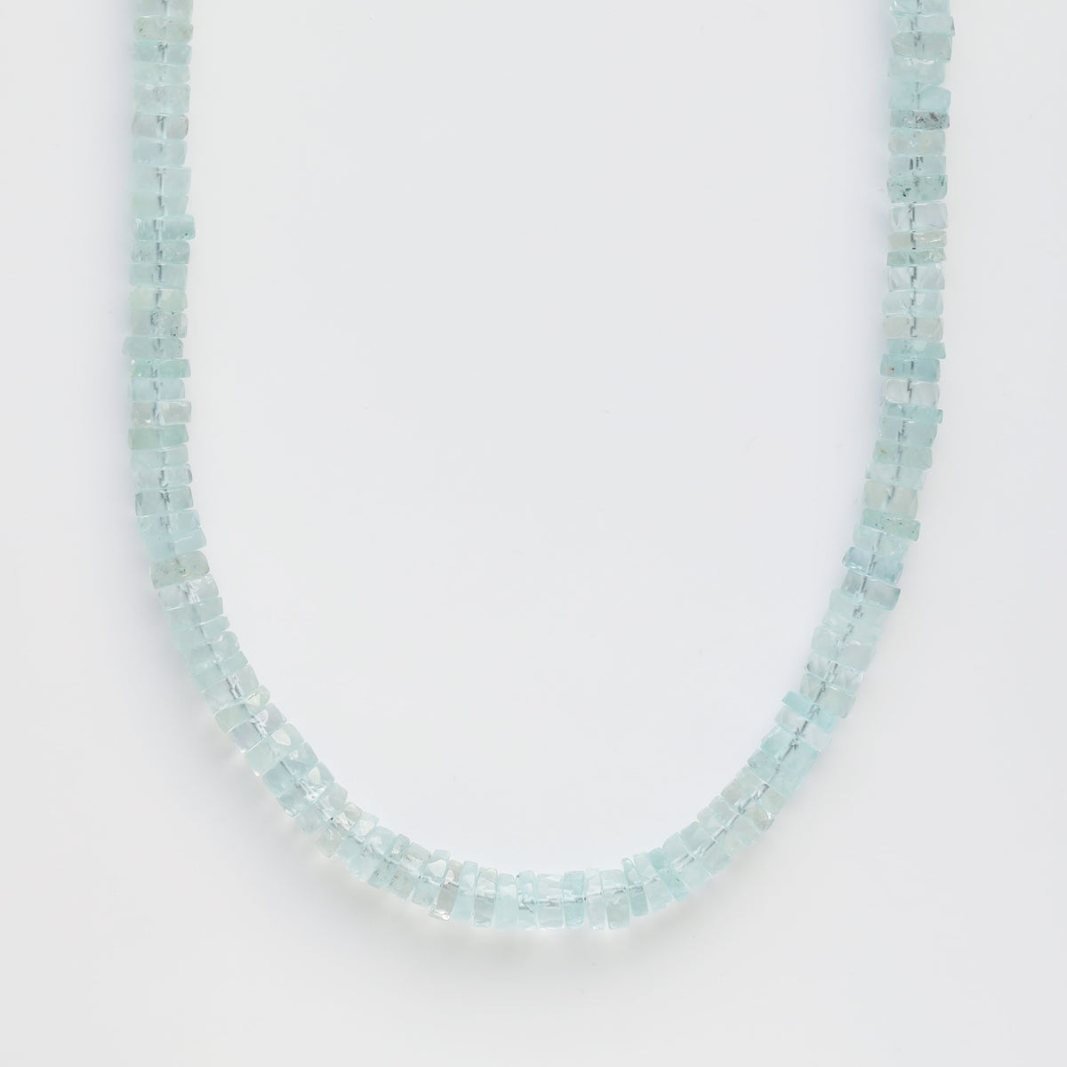 Aquamarine Beaded Necklace