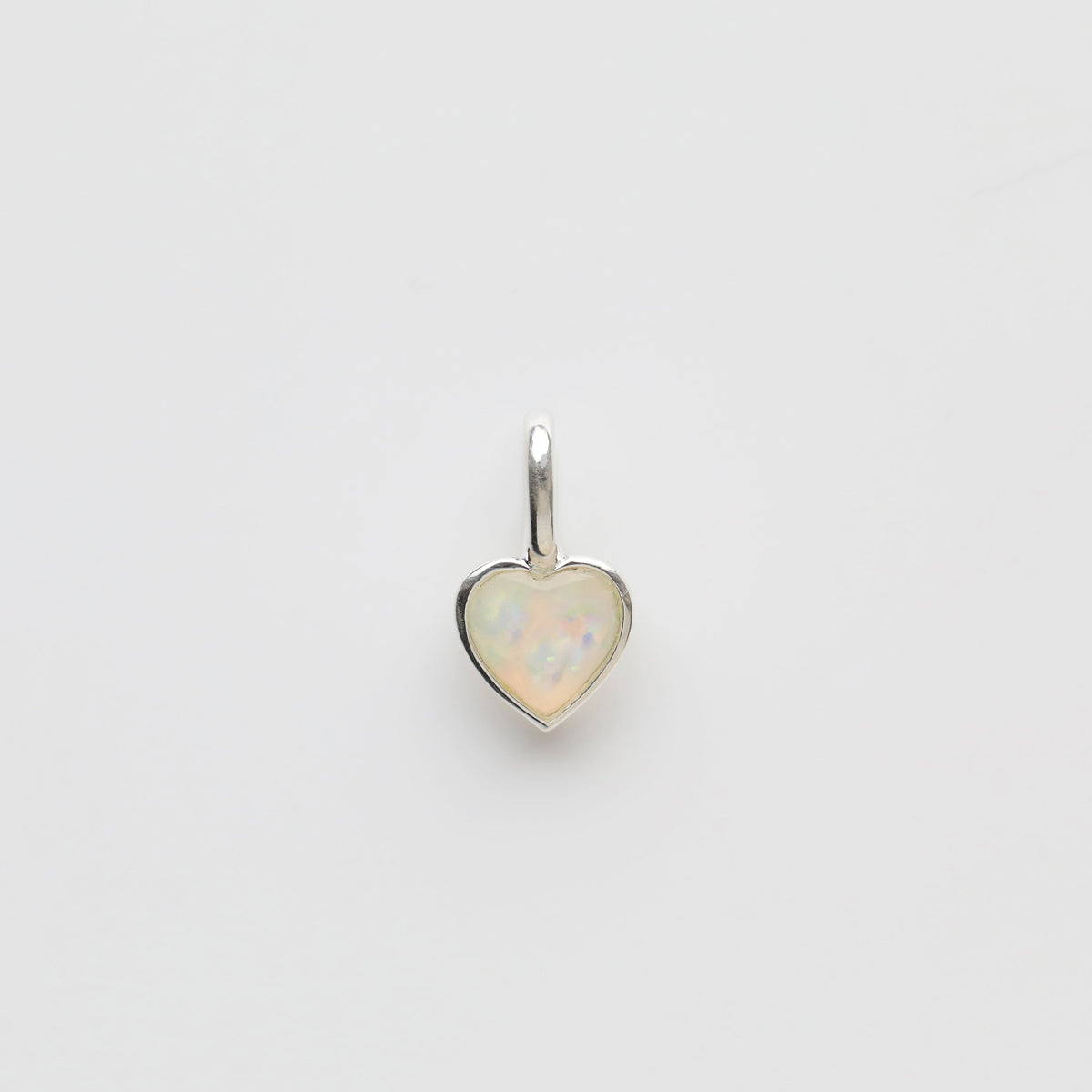 Opal Heart Pendant