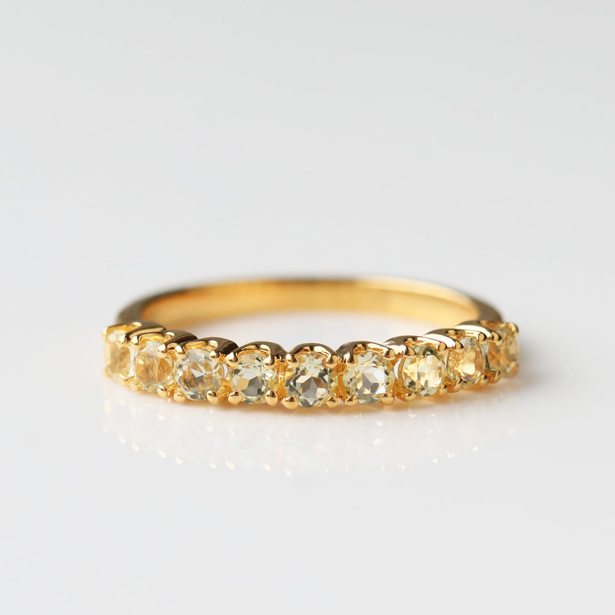 Olive Quartz Ring