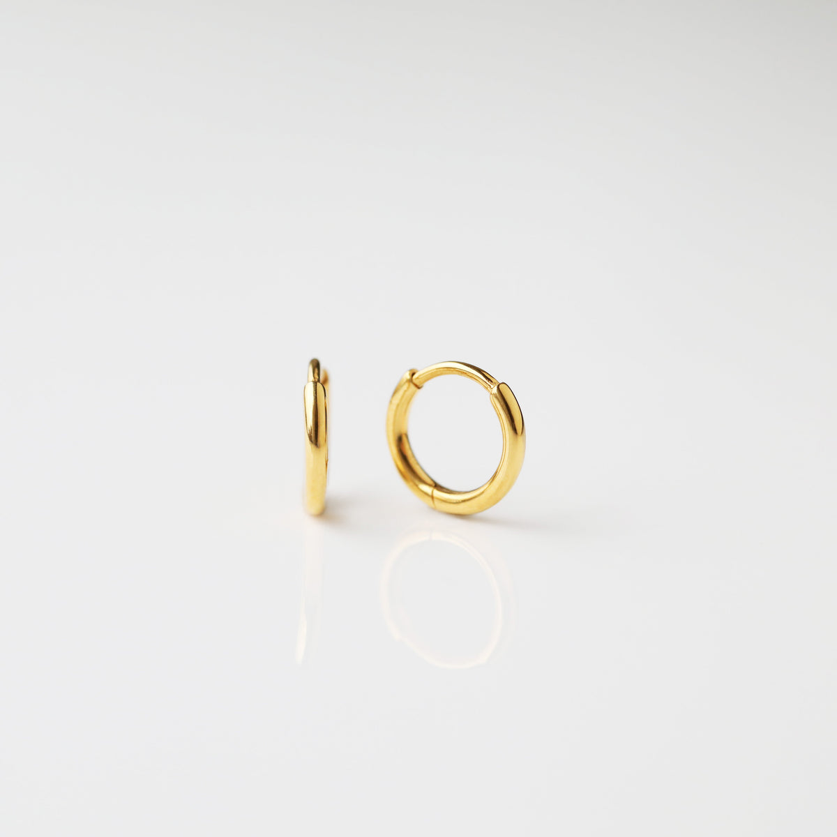 Simple Huggie Hoop Earrings