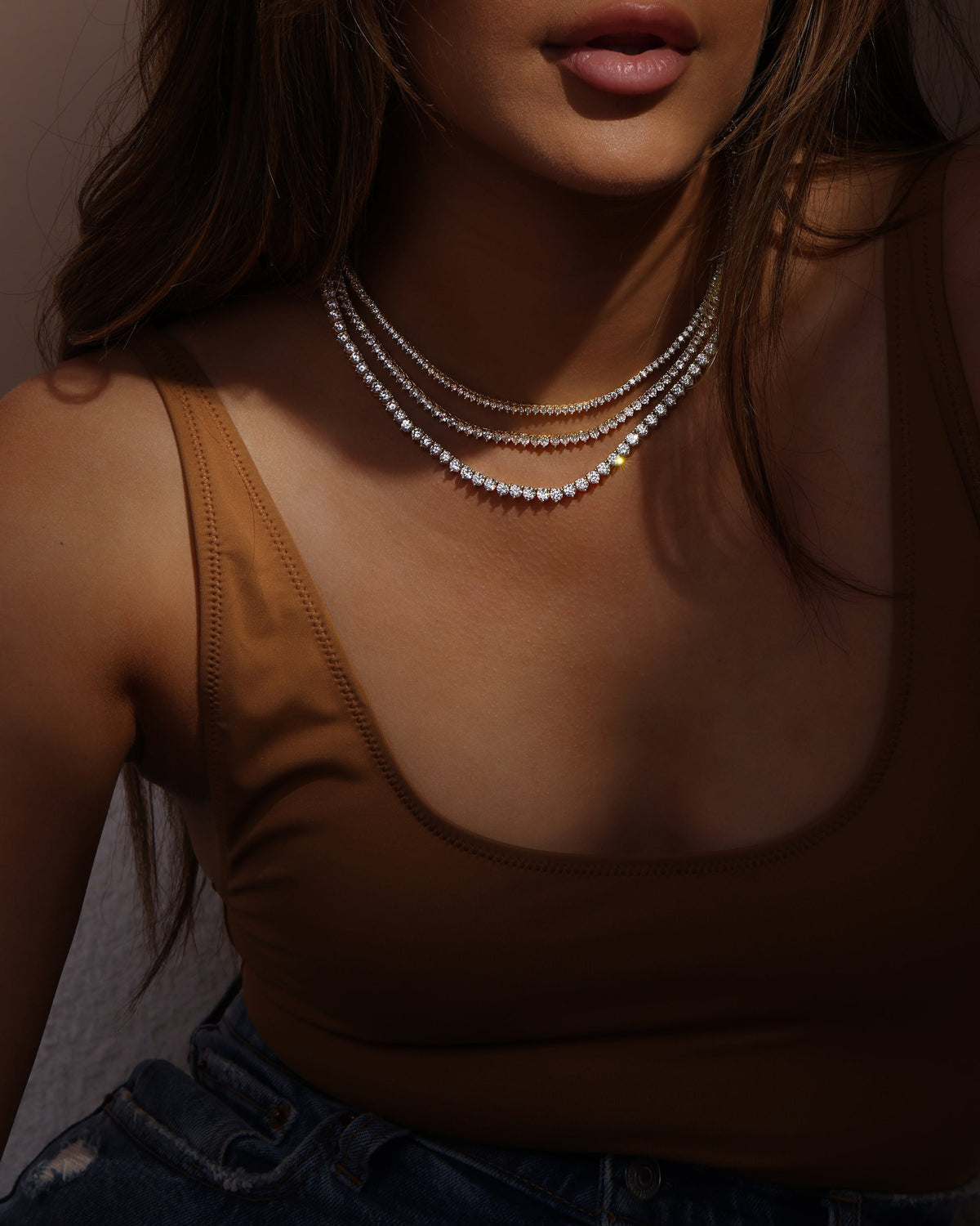 baby-not-your-basic-tennis-necklace-18-inch-in-silver-and-white-diamondettes