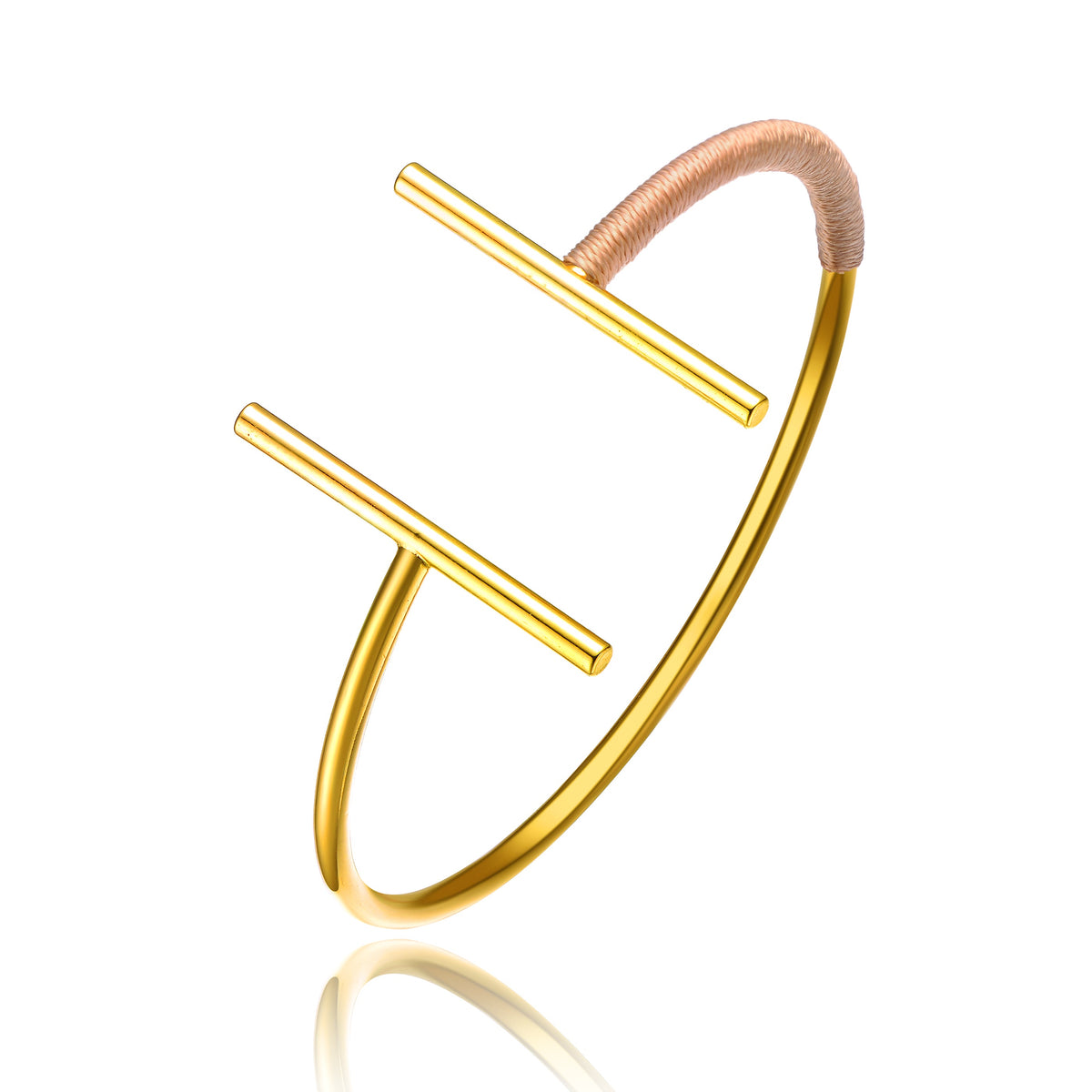 Charlotte Gold Plated Bangle Bracelet Teens