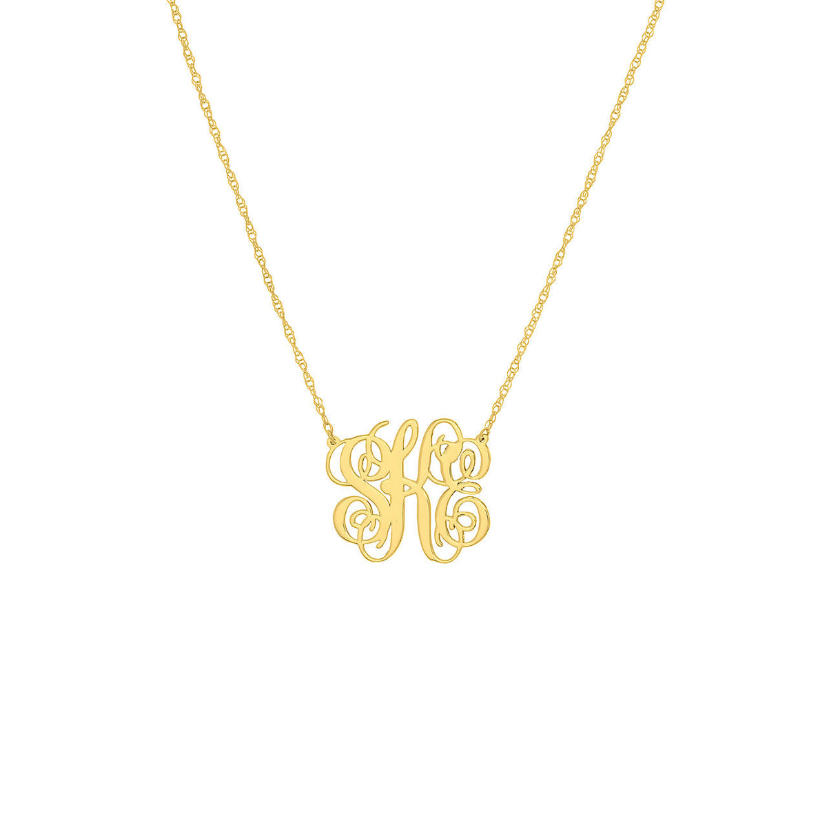 Script Monogram Necklace