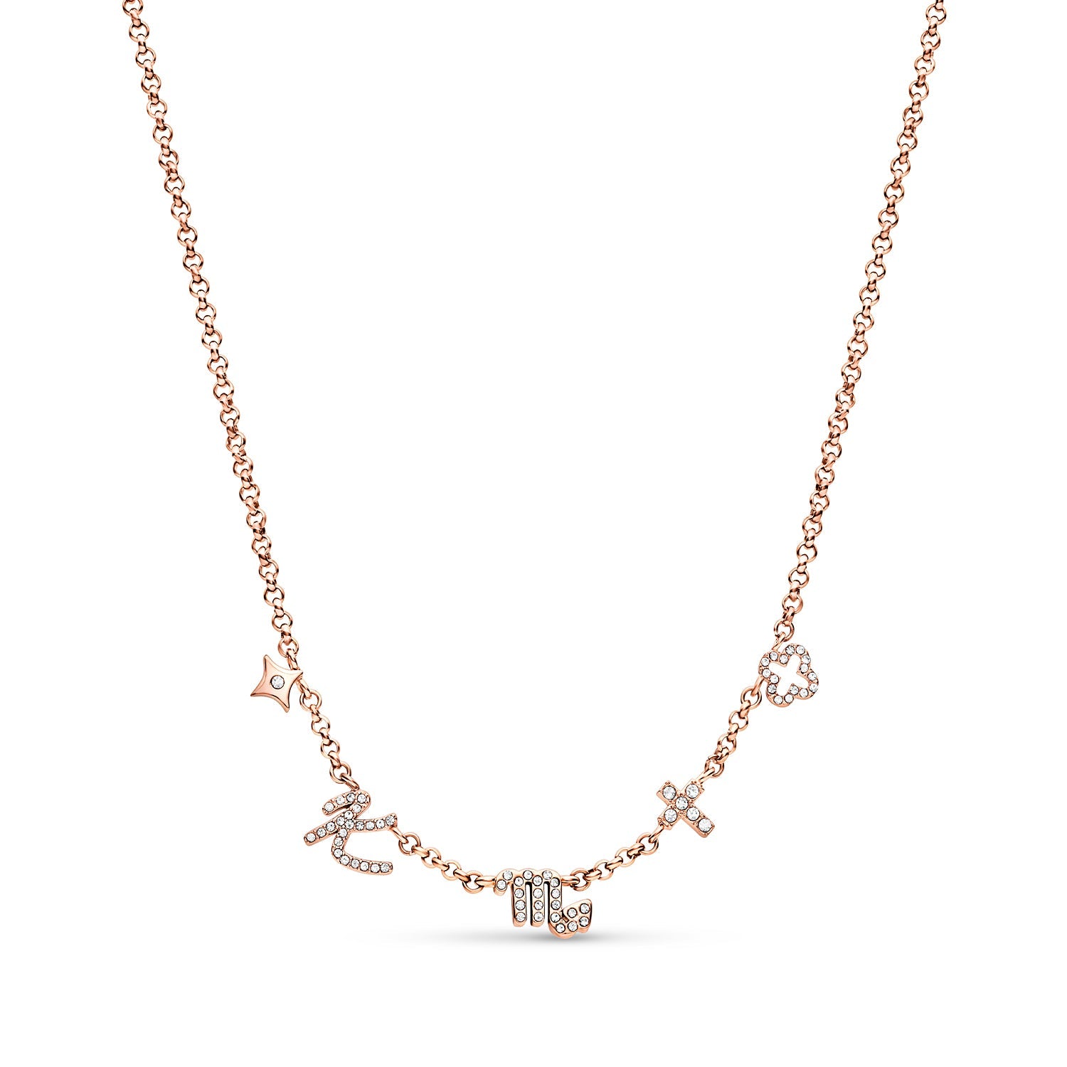 Made Mine Charm Necklace (Rose Gold)