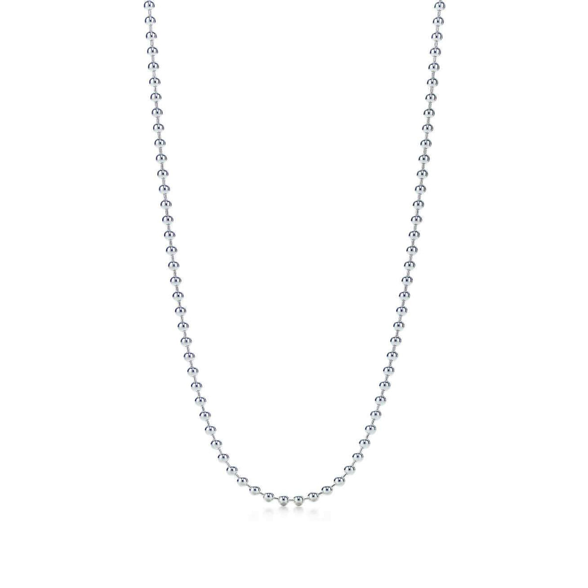 Silver Ball Bead Necklace