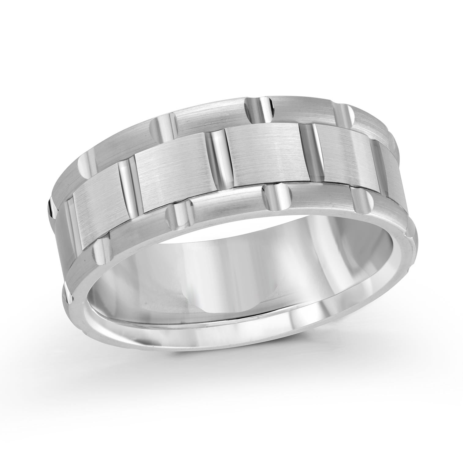 14K White Gold Ring from the Executif Collection by Malo - MRD-044-7W