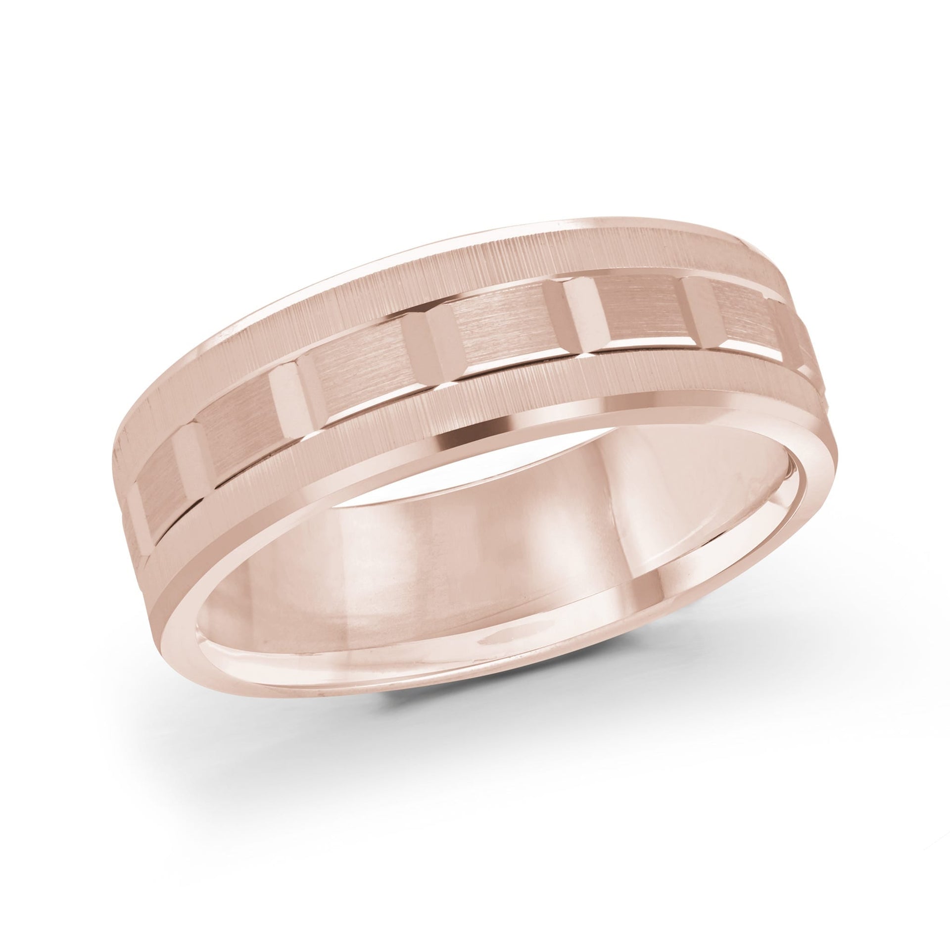 14K Rose Gold Ring from the Executif Collection by Malo - MRD-046-6P