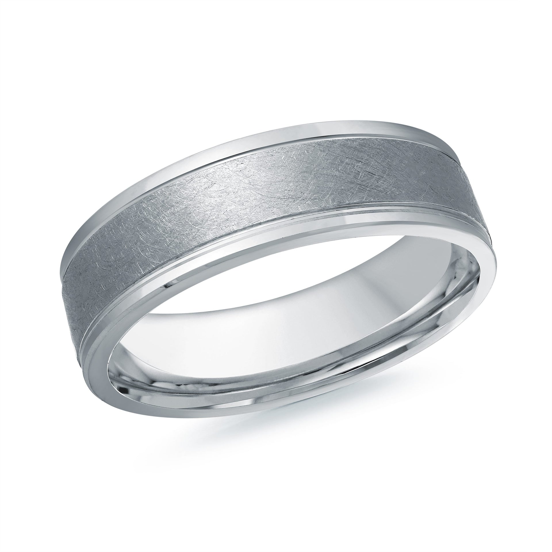 14K White Gold Ring from the Tantalum Collection by Malo - MRDTN-004-6W
