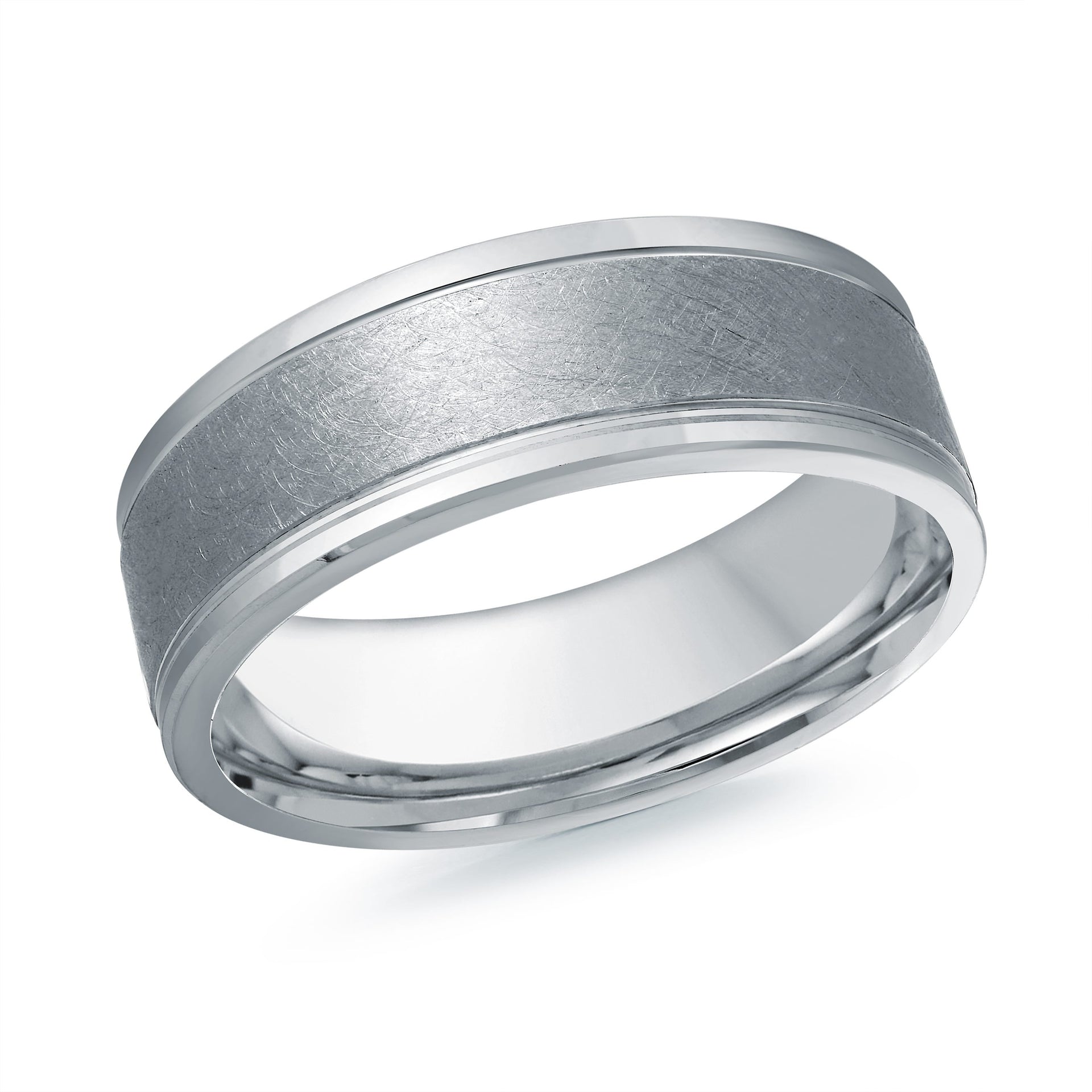 14K White Gold Ring from the Tantalum Collection by Malo - MRDTN-004-6W