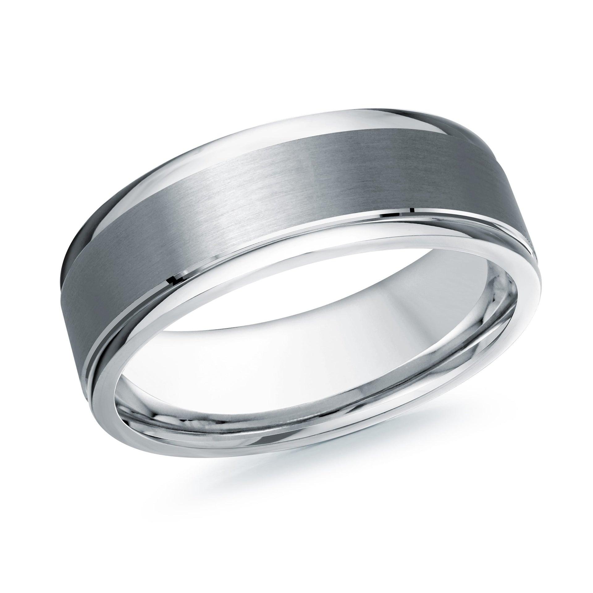14K White Gold Ring from the Tantalum Collection by Malo - MRDTN-006-6W