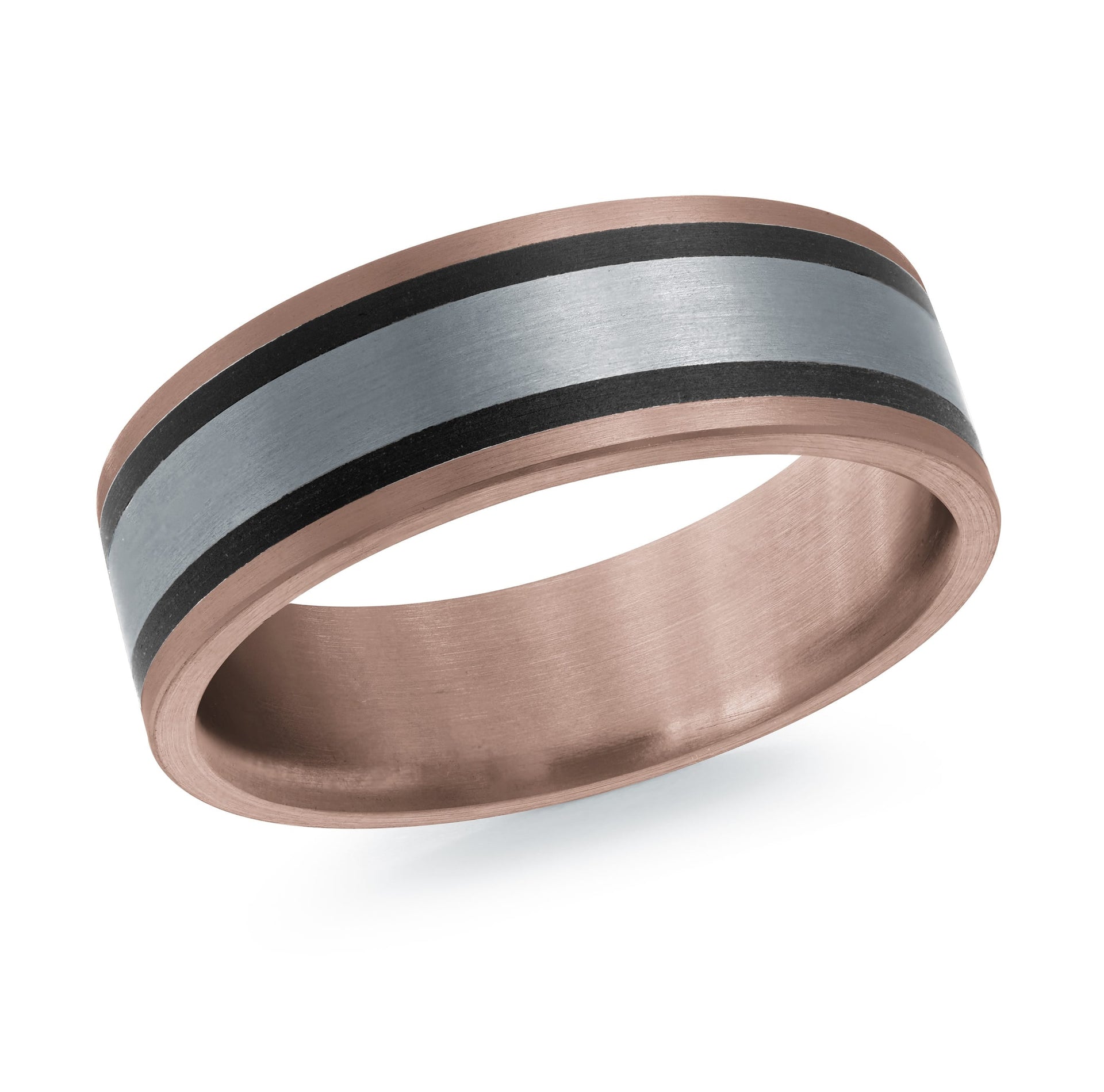 14K Rose Gold Ring from the Tantalum Collection by Malo - MRDTN-031-7P