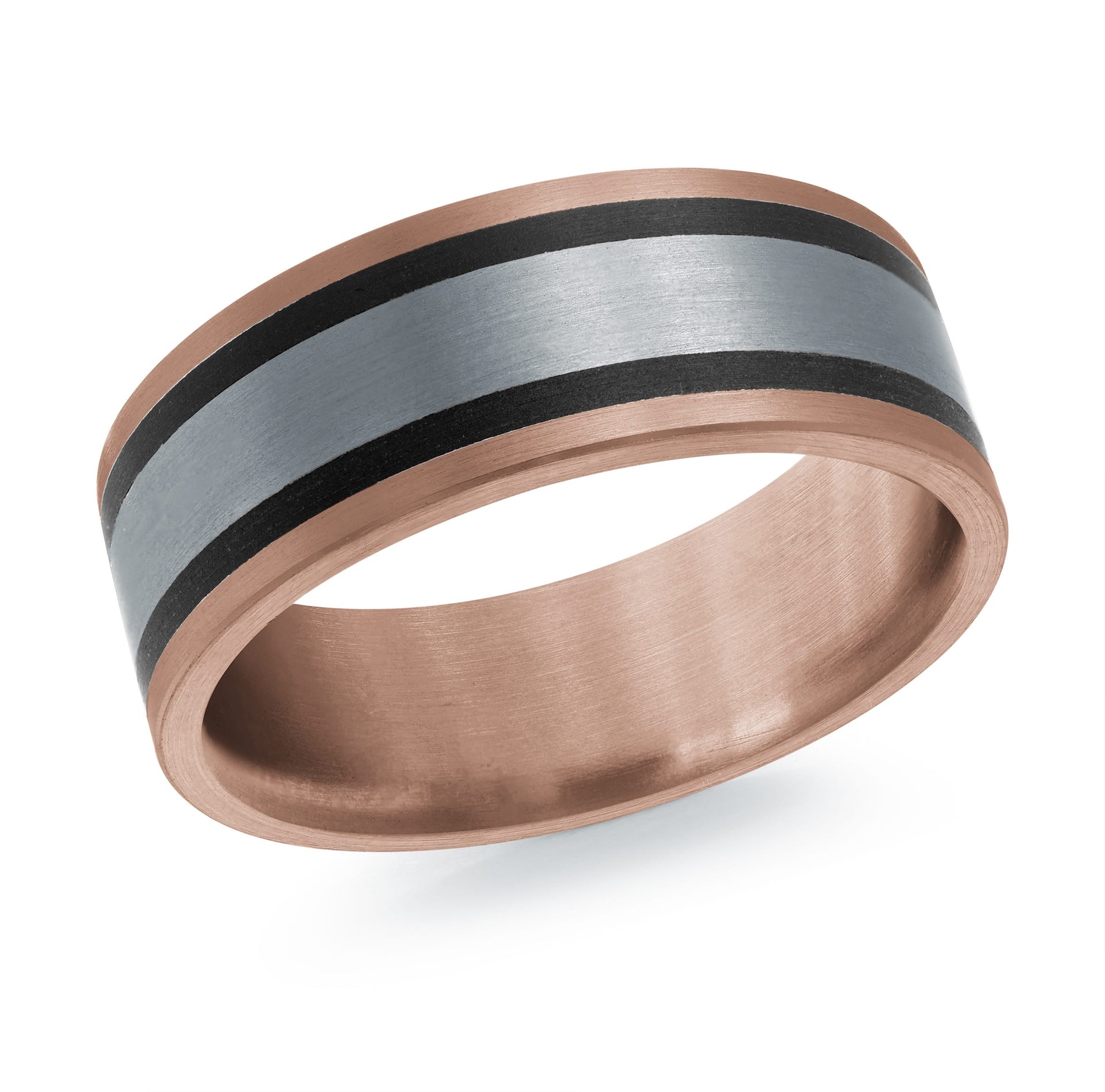 14K Rose Gold Ring from the Tantalum Collection by Malo - MRDTN-031-7P