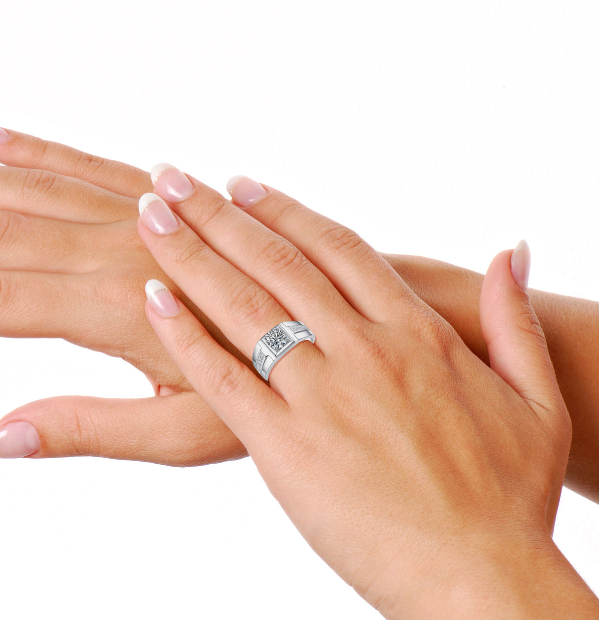 Marceline Solitaire Moissanite Ring