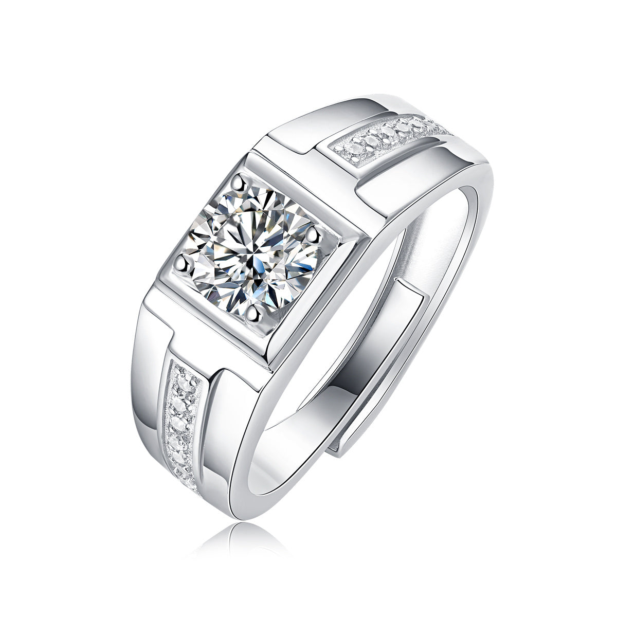 Marceline Solitaire Moissanite Ring