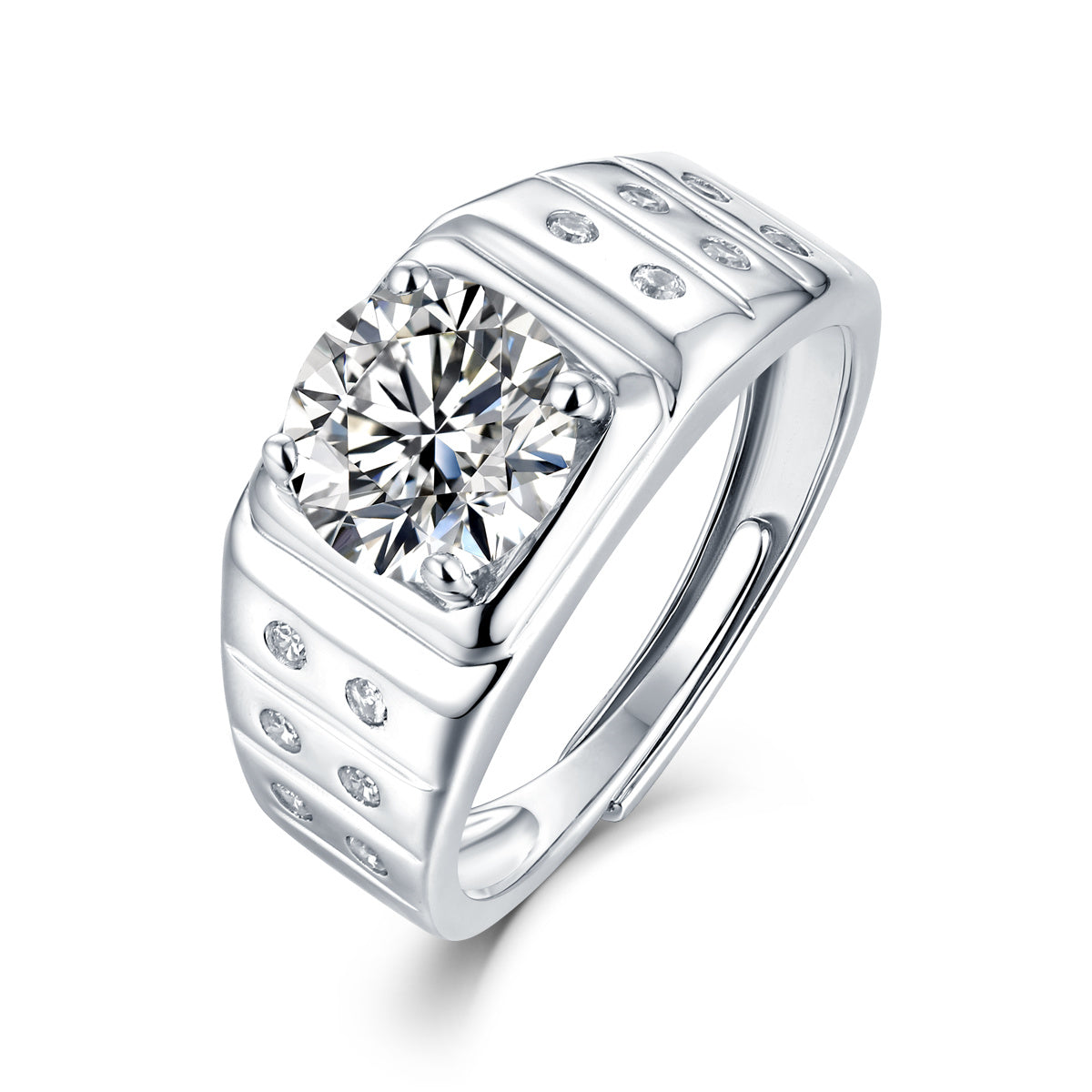 Valerie Solitaire Moissanite Ring