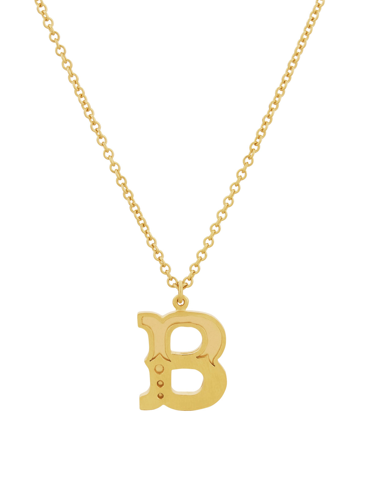 Just My Type Letter B Necklace