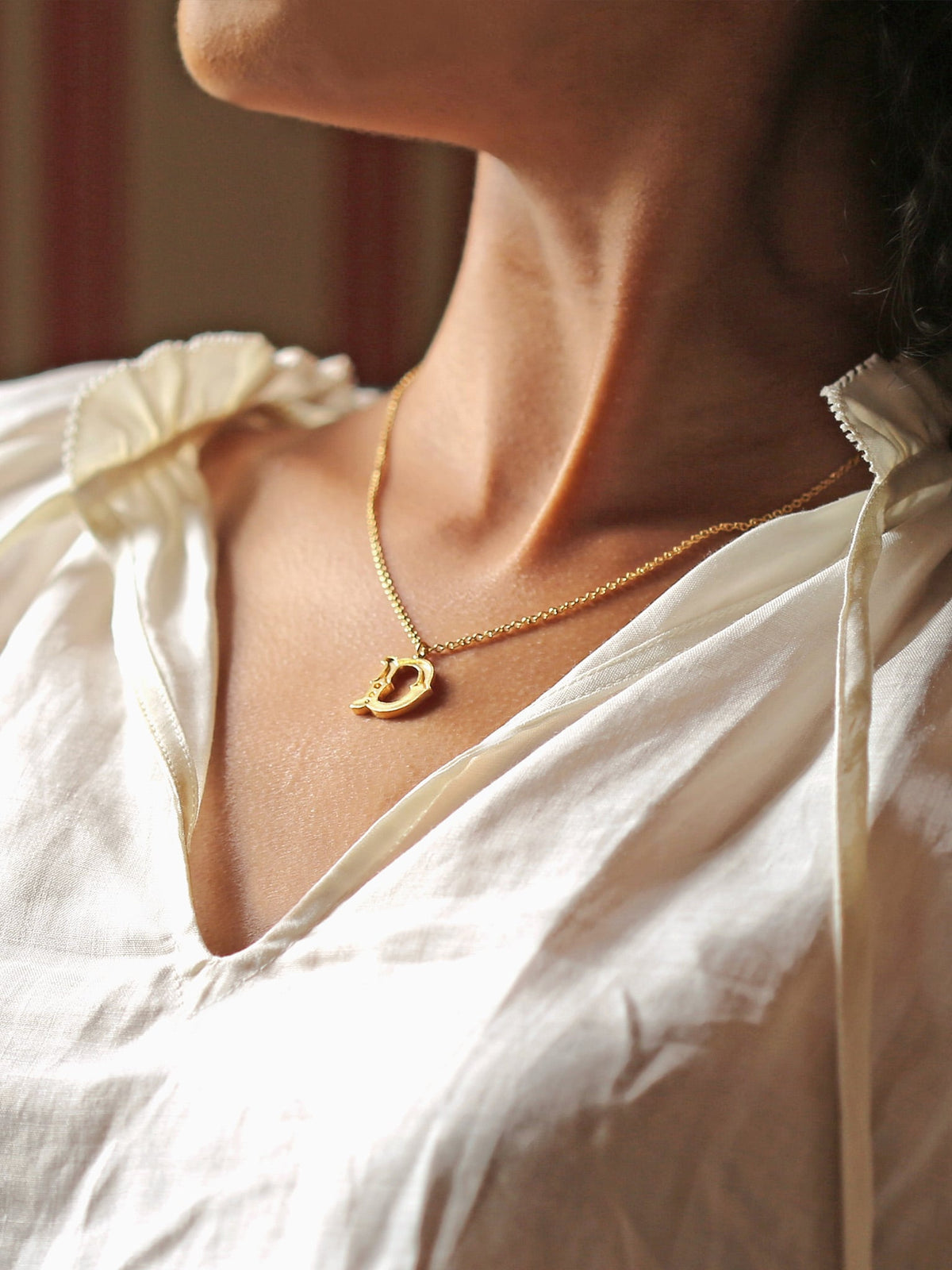 Just My Type Letter D Necklace