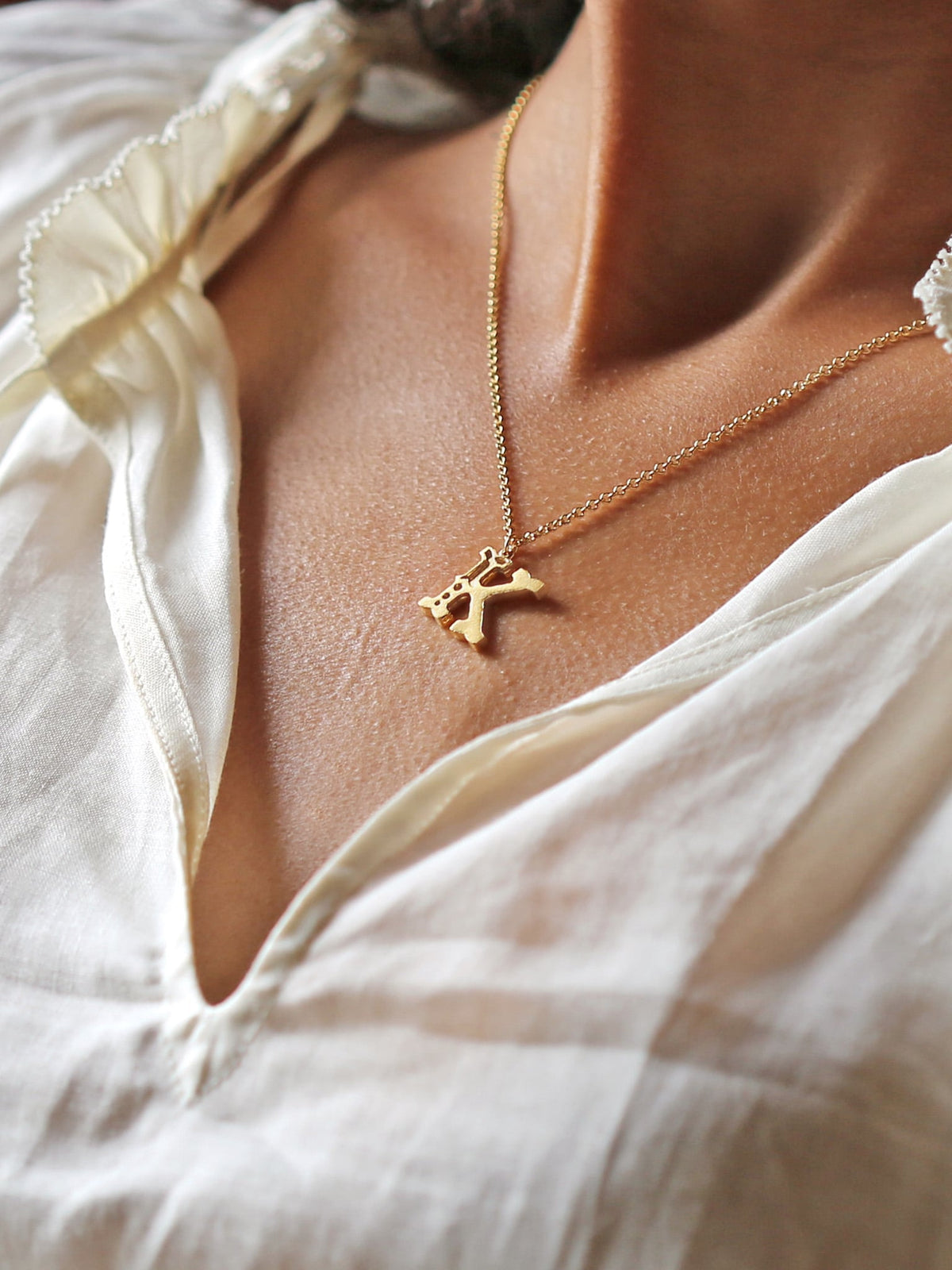 Just My Type Letter K Necklace