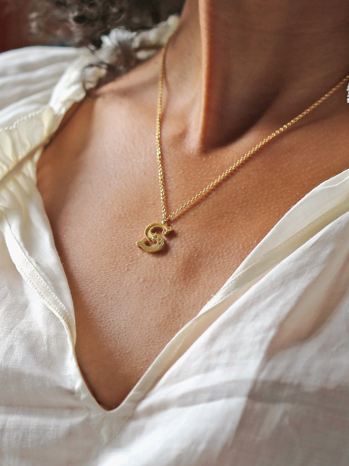 Just My Type Letter S Necklace
