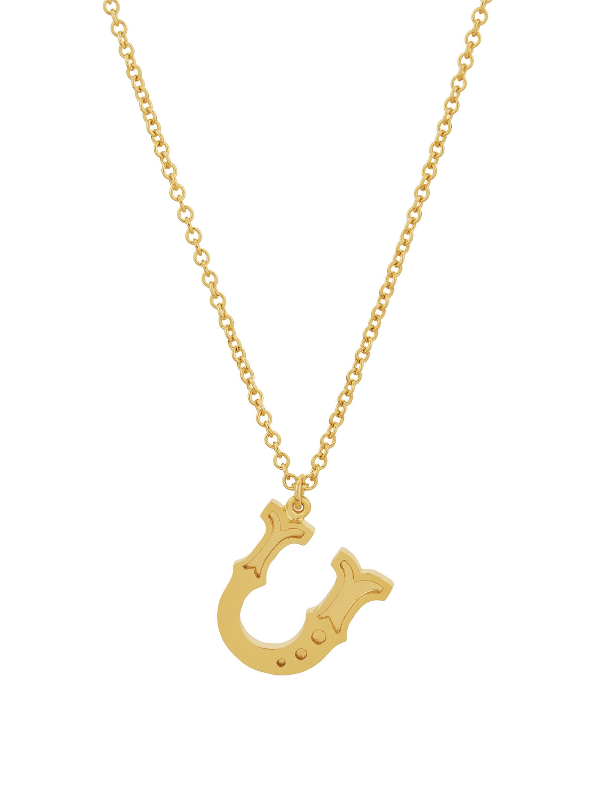 Just My Type Letter U Necklace