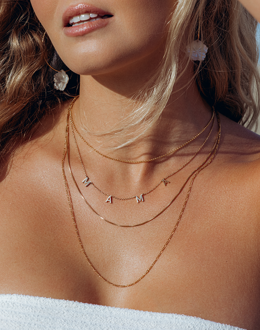 Mama Letter Necklace