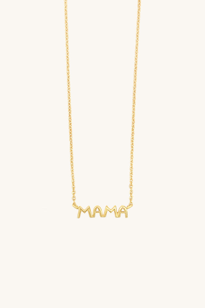 Mama Necklace - 14K