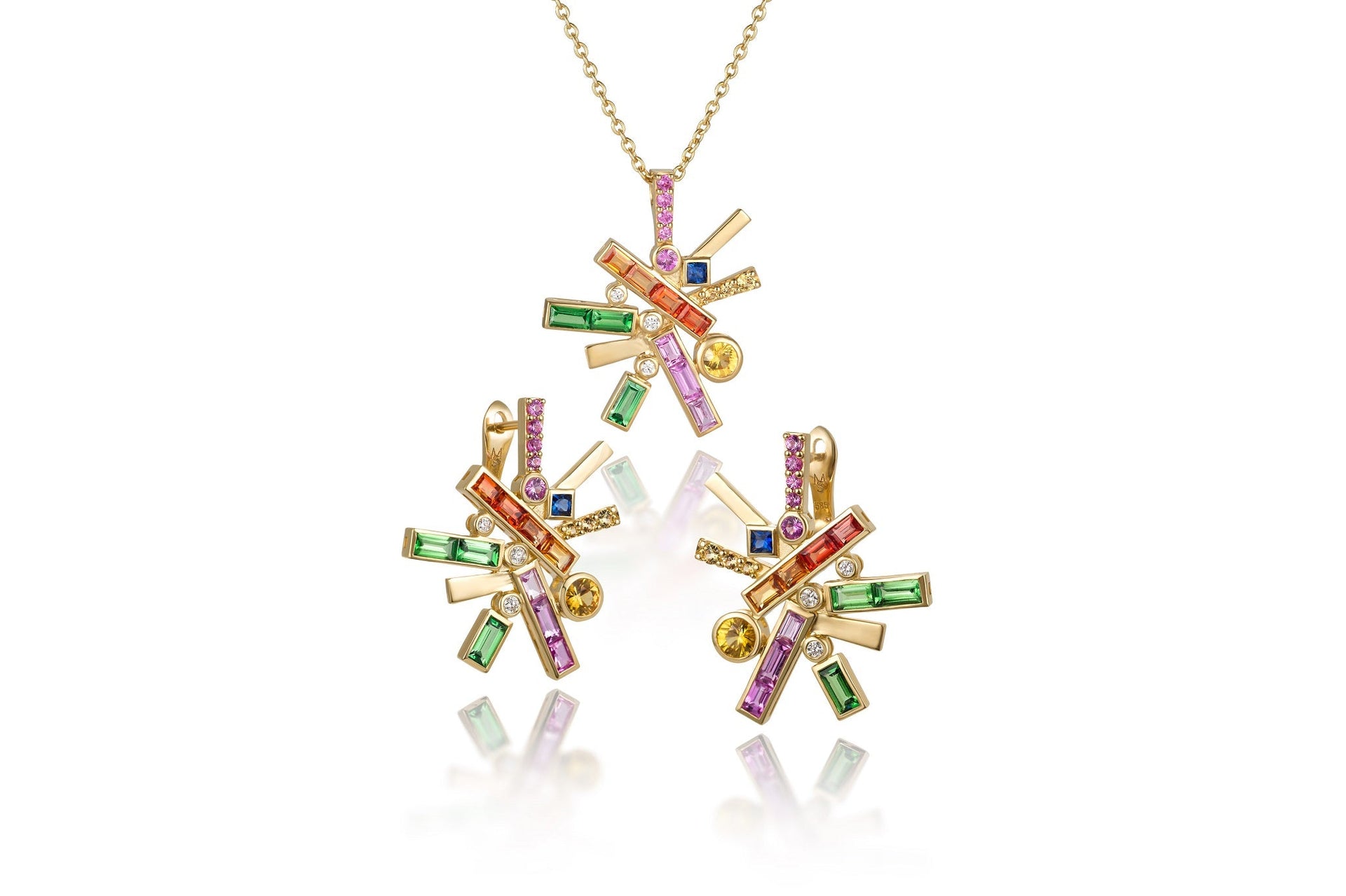 Starburst Single Pendant Necklace