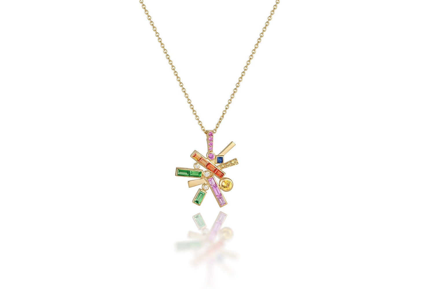 Starburst Single Pendant Necklace